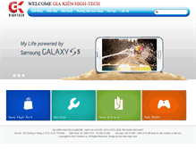 Tablet Screenshot of giakien.com